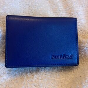 Blue pandora card wallet